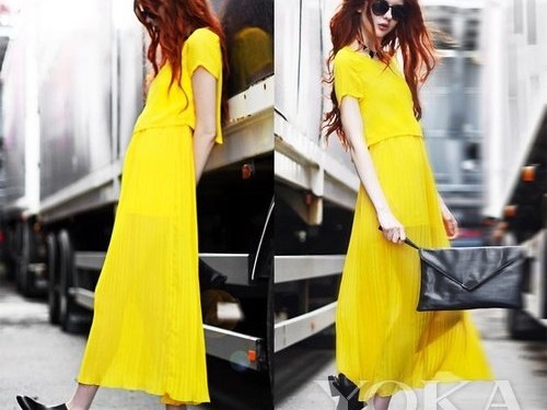 黄色搭配全攻略从入门到精通让你穿出阳光好气色