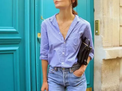 条纹裤子搭配上衣的万能指南