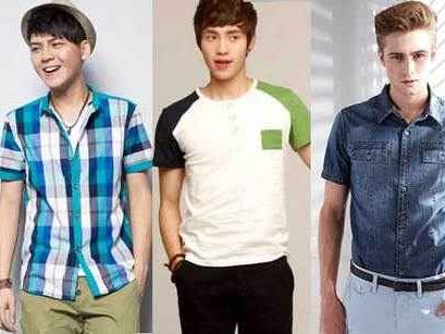 瘦男生夏天穿衣搭配图片：清爽时尚指南