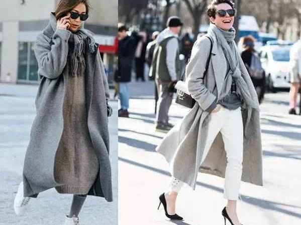 灰色大衣搭配裤子全攻略轻松穿出高级感