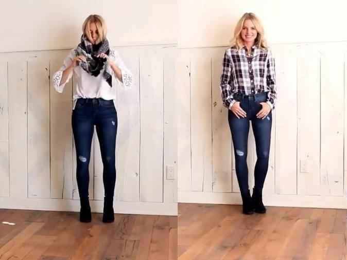 深蓝短袖搭配裤子秘籍让你穿出范儿