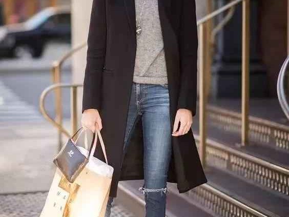 告别沉闷显老黑色大衣配鞋全攻略时髦又高级